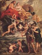 Peter Paul Rubens Henry Iv Receiving The Portrait of Maria de'Medici (mk27) France oil painting artist
